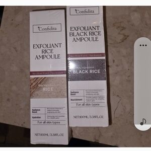 Exfoliant Rice Ampoule - White and Brown